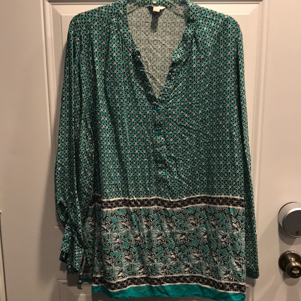 Plus Blouse 26/28W patterned